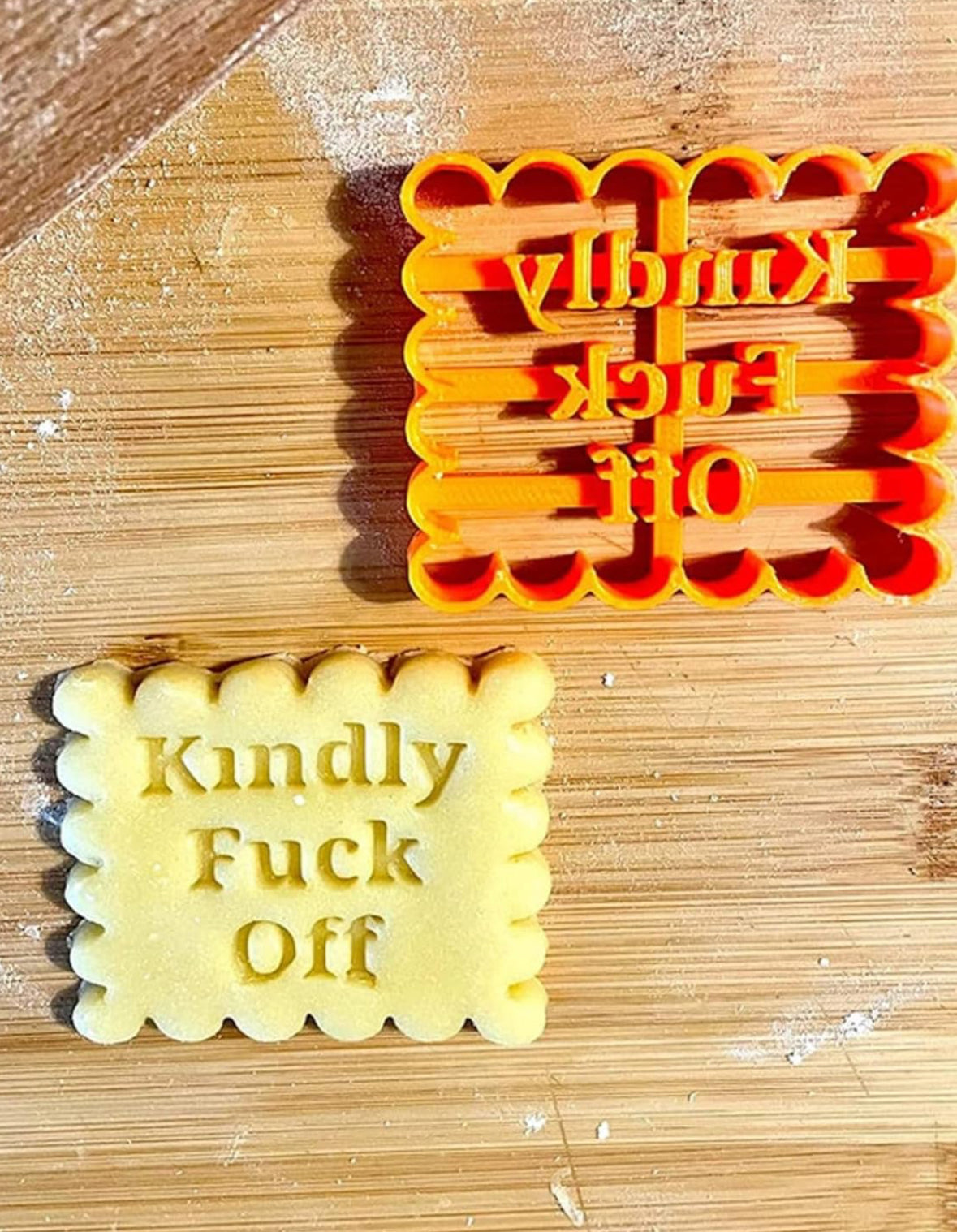 Please Go Die, I Hope You Choke, Stop Talking, Kindly Fuck Off - Cookie Cutter Set