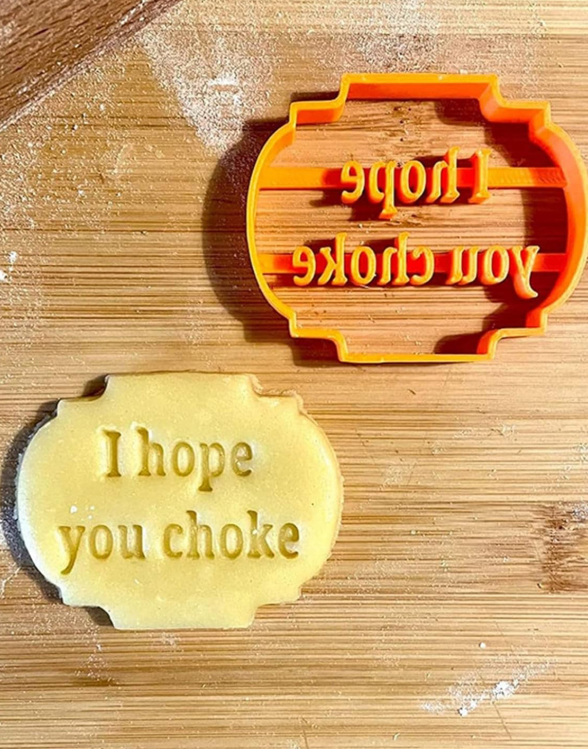 Please Go Die, I Hope You Choke, Stop Talking, Kindly Fuck Off - Cookie Cutter Set