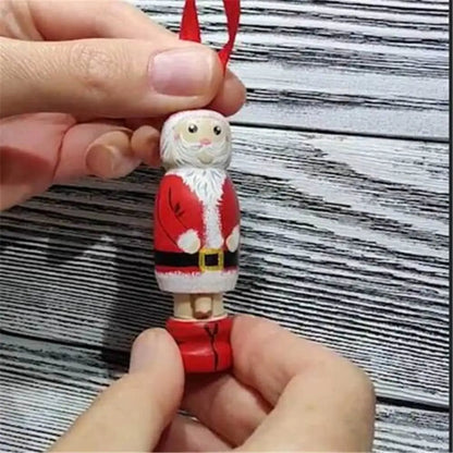 Bad Santa Xmas Ornament