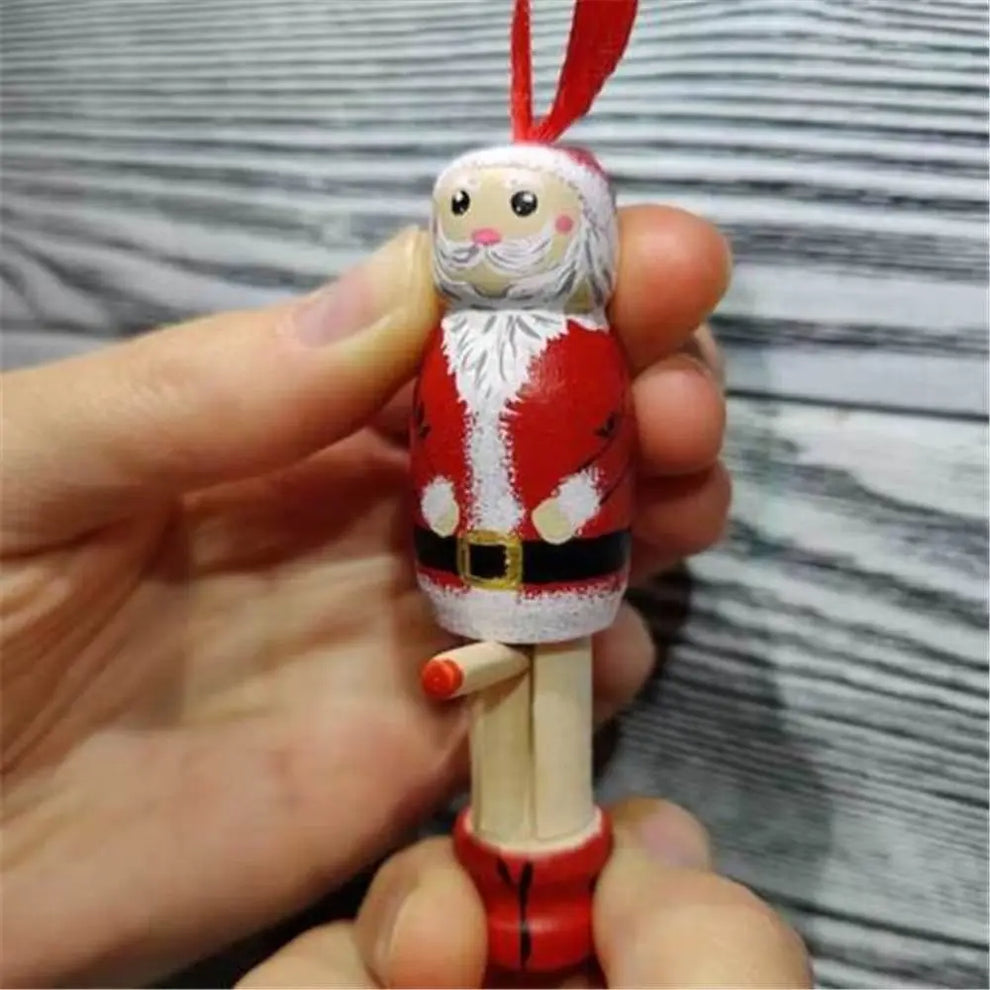 Bad Santa Xmas Ornament