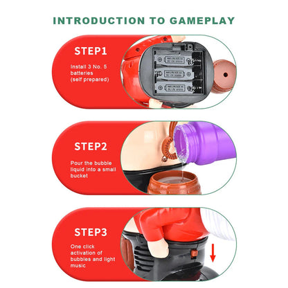 Santa Clause Bubble Machine