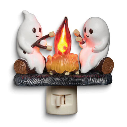 Ghost Campfire Flickering Night Light