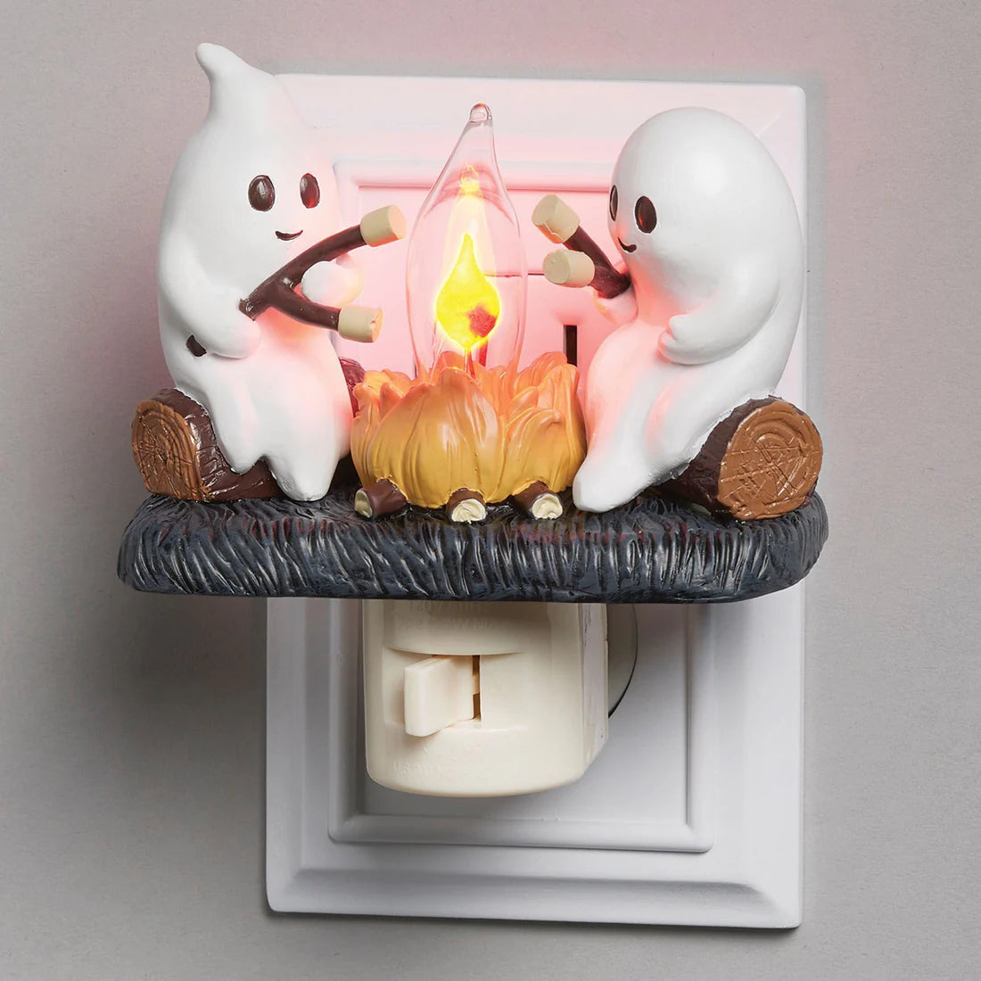 Ghost Campfire Flickering Night Light