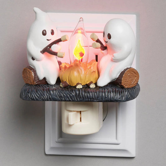 Ghost Campfire Flickering Night Light